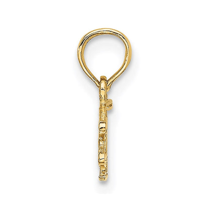 14K Gelbgold Helicopter Charm