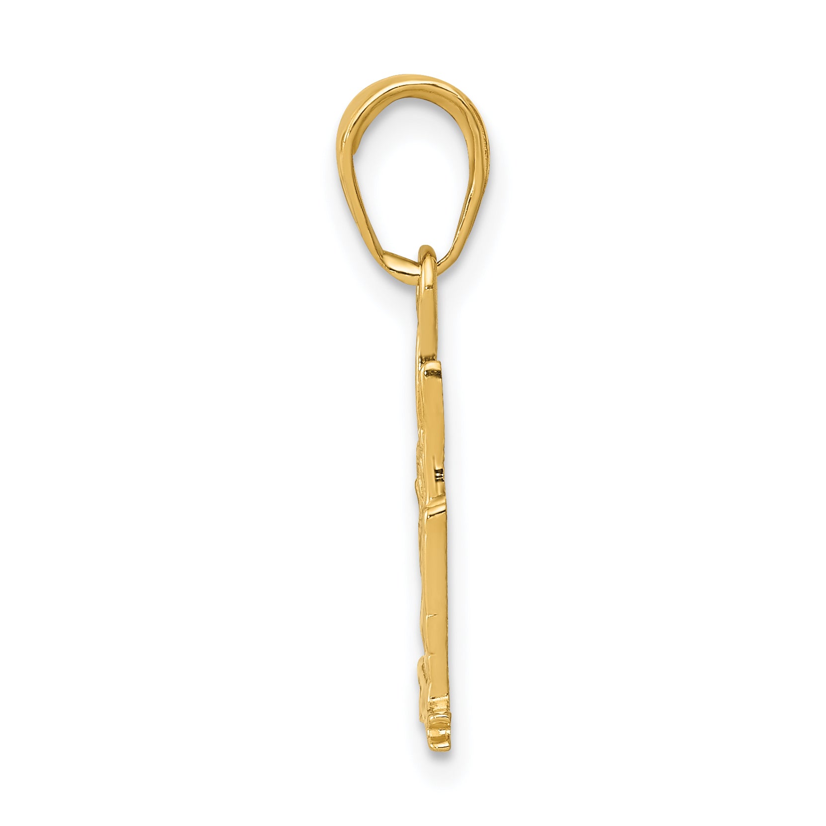 14K Gelbgold Cruise Ship Anhänger