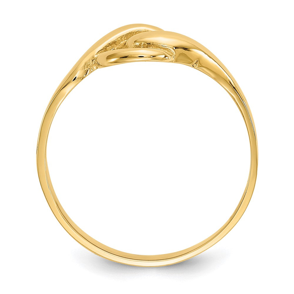14K Gelbgold Ring in freier Form