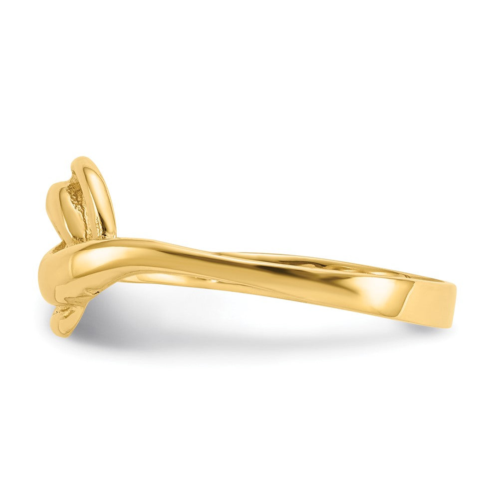 14K Gelbgold Ring in freier Form