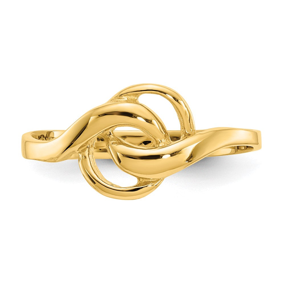 14K Gelbgold Ring in freier Form