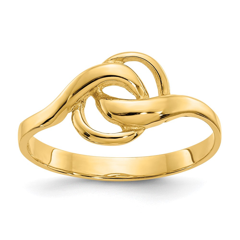 14K Gelbgold Ring in freier Form