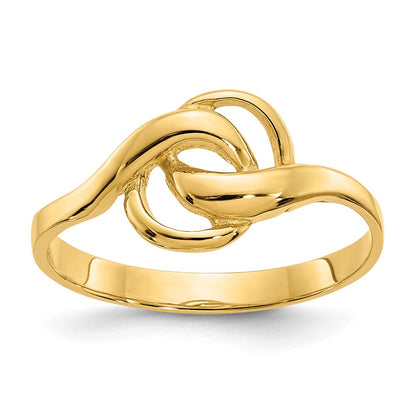 14K Gelbgold Ring in freier Form