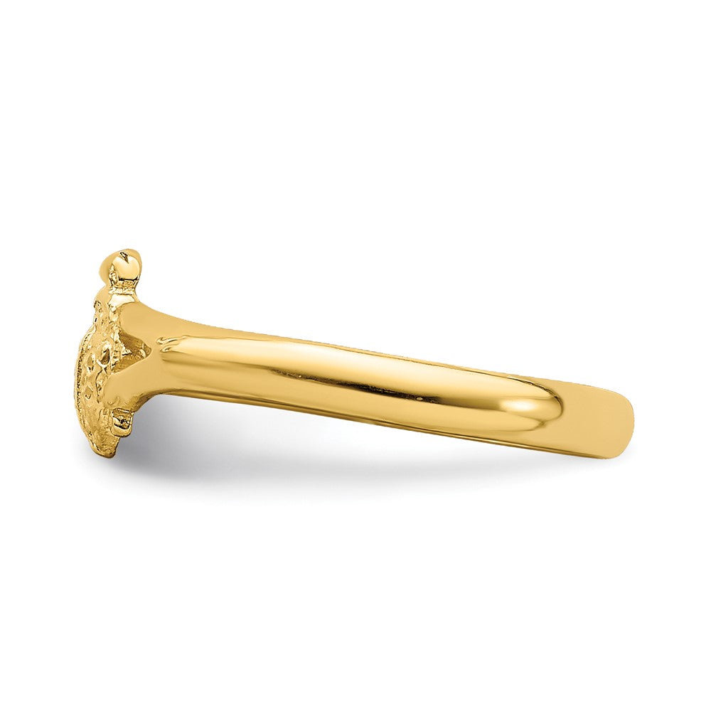 14K Gelbgold Marienkäfer Baby Ring
