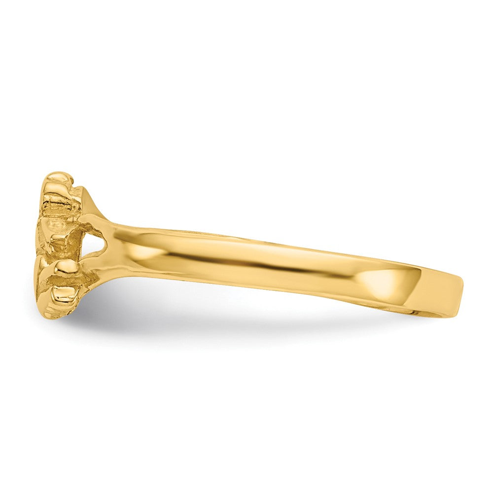 14K Gelbgold Engel Baby Ring