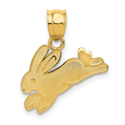 14K Gelbgold Hase Charm