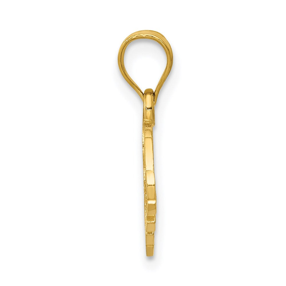 14K Gelbgold Elefant Charm