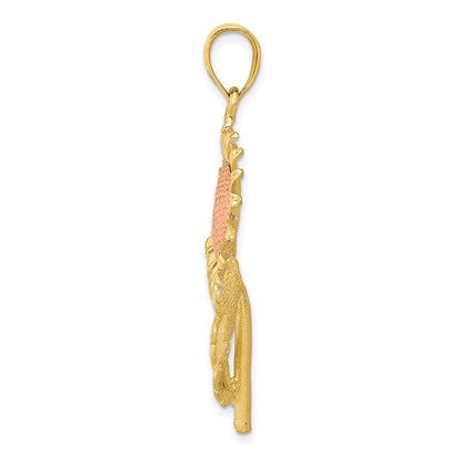 Anhänger „Sonnenblume“ aus 14K Bicolor-Gold