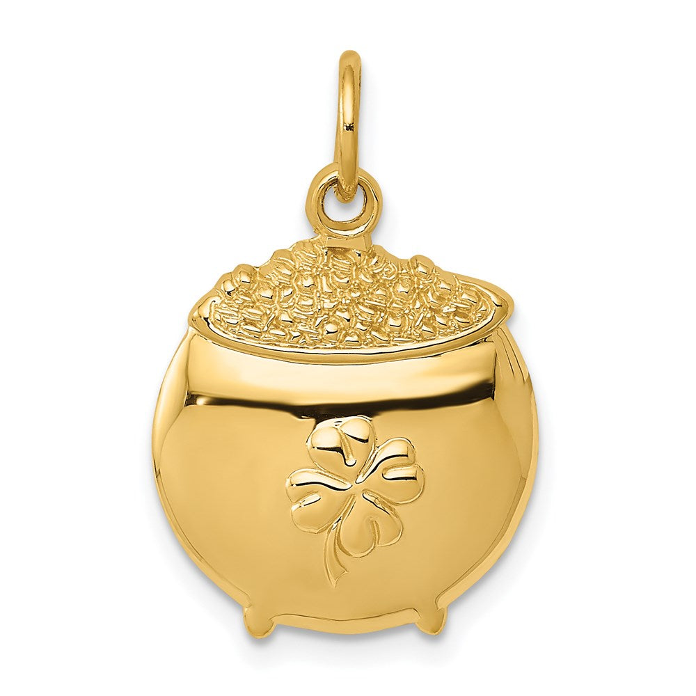 14K Gelbgold Pot Of Charm
