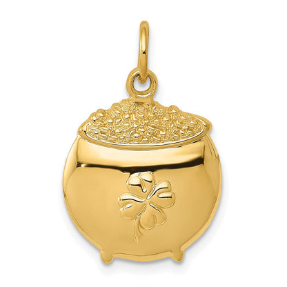 14K Gelbgold Pot Of Charm