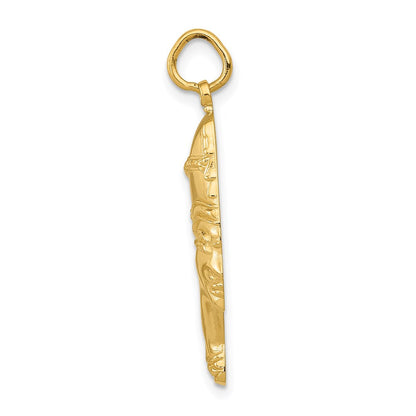 14K Gelbgold Nofretete-Charm
