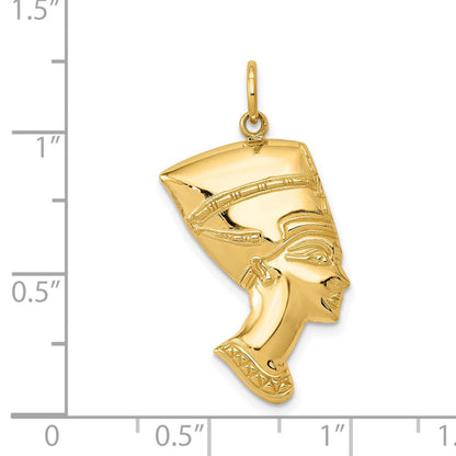 14K Gelbgold Nofretete-Charm
