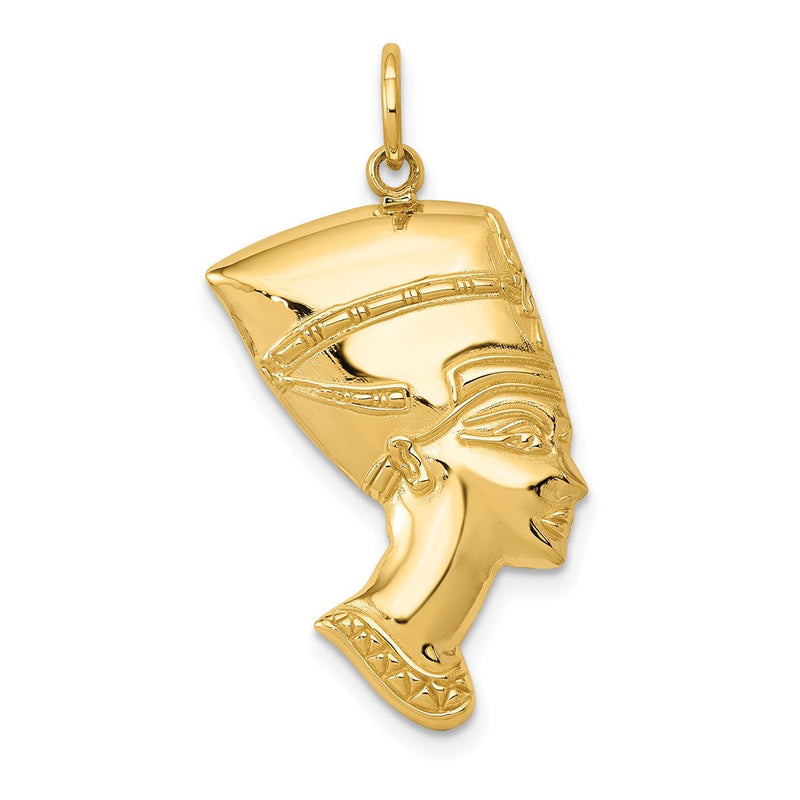 14K Gelbgold Nofretete-Charm