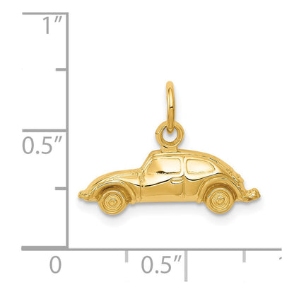14K Gelbgold Auto Charm