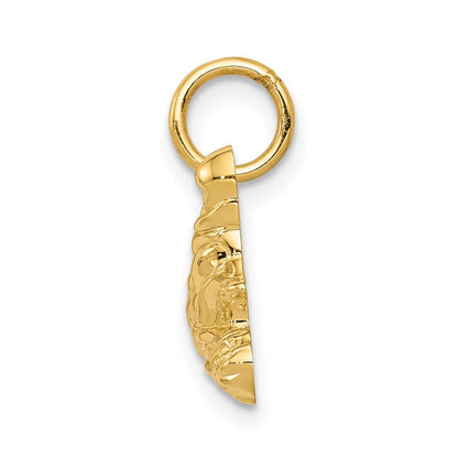 14K Gelbgold Go-Kart-Charm