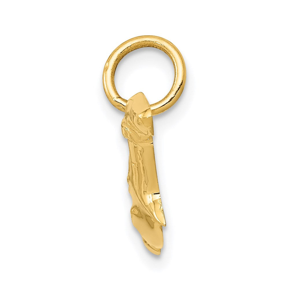 14K Gelbgold Hammerhead Shark Charm