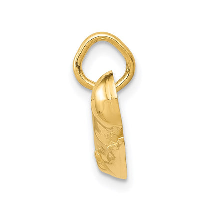 14K Gelbgold Sperm Wal Charm