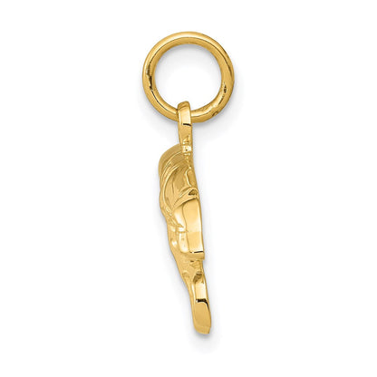 14K Gelbgold Greyhound Charm