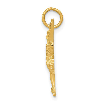 14K Gelbgold Ballerina Charm