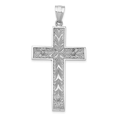 14 K Bicolor-Gold Kruzifix-Anhänger