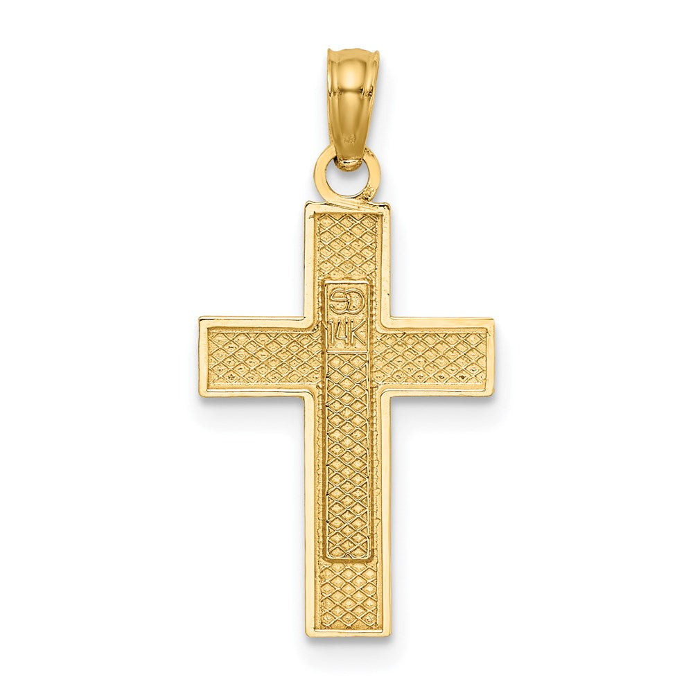 14K Gelbgold Krankenschwester Kreuz Charm
