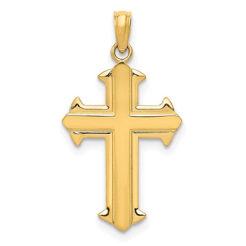 14K Gelbgold Passion Kreuz Anhänger