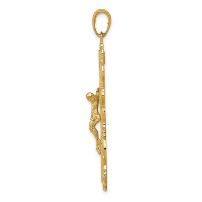 14K Gelbgold Kruzifix-Anhänger