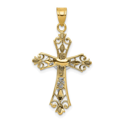 14K Bicolor Gold Anhänger