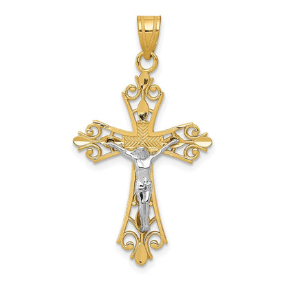 14K Bicolor Gold Anhänger