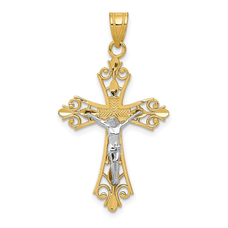14K Bicolor Gold Anhänger