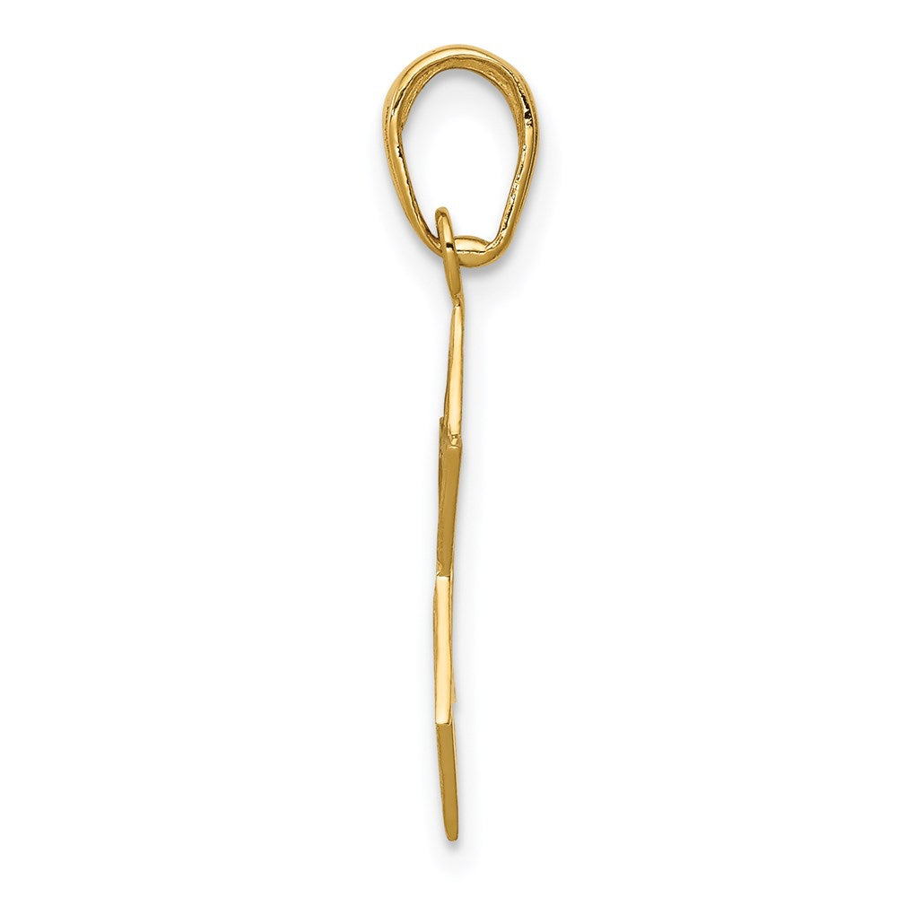 14K Gelbgold Stern Of David Anhänger