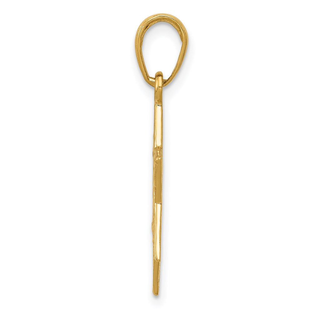 14K Gelbgold Stern Of David Anhänger
