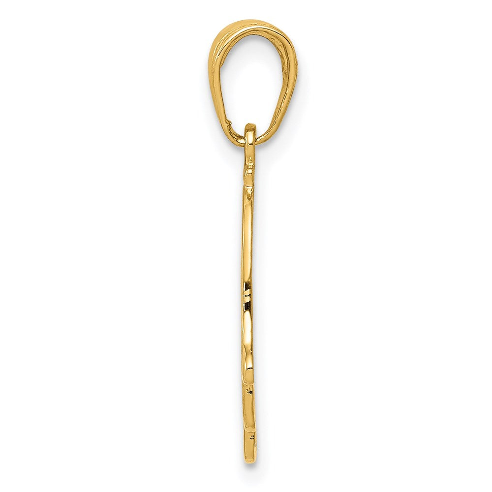 14K Gelbgold Chamseh Anhänger