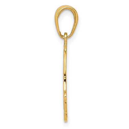 14K Gelbgold Chamseh Anhänger