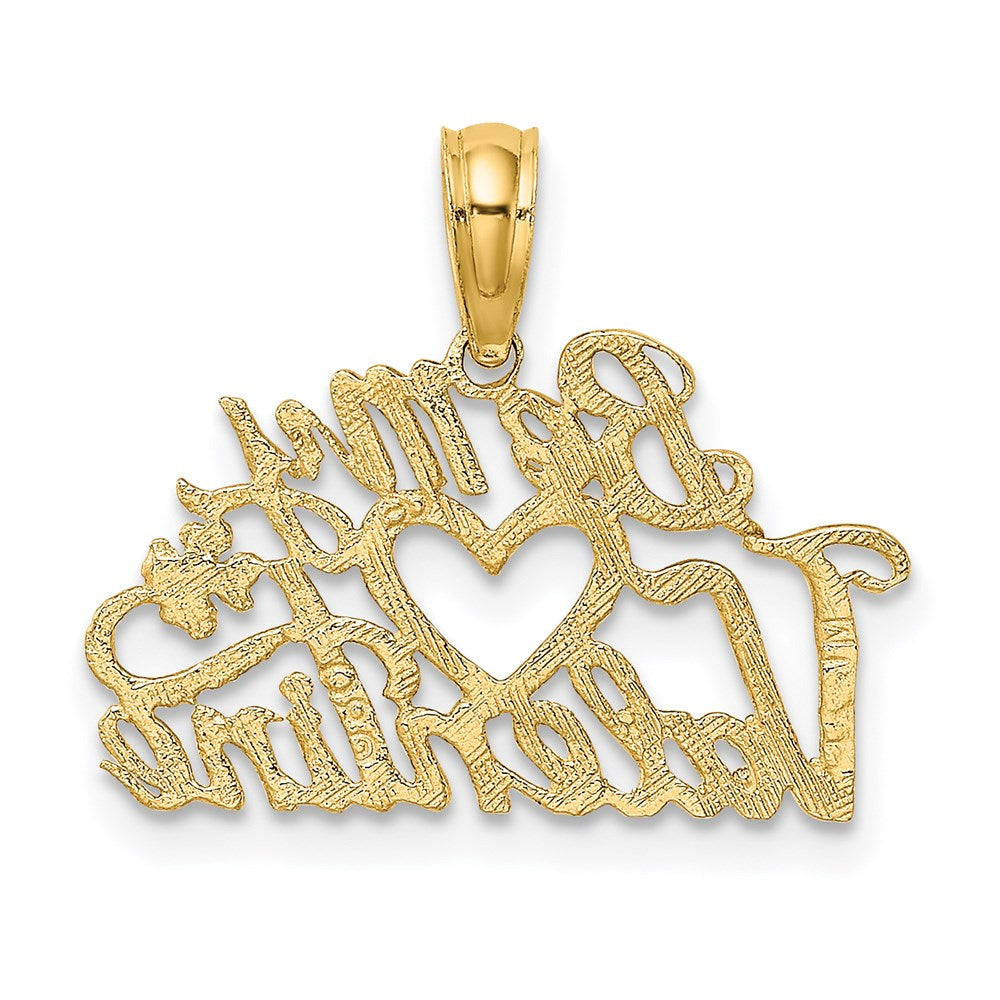 14K Gelbgold Be My Valentine Charm