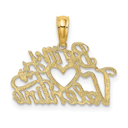 14K Gelbgold Be My Valentine Charm