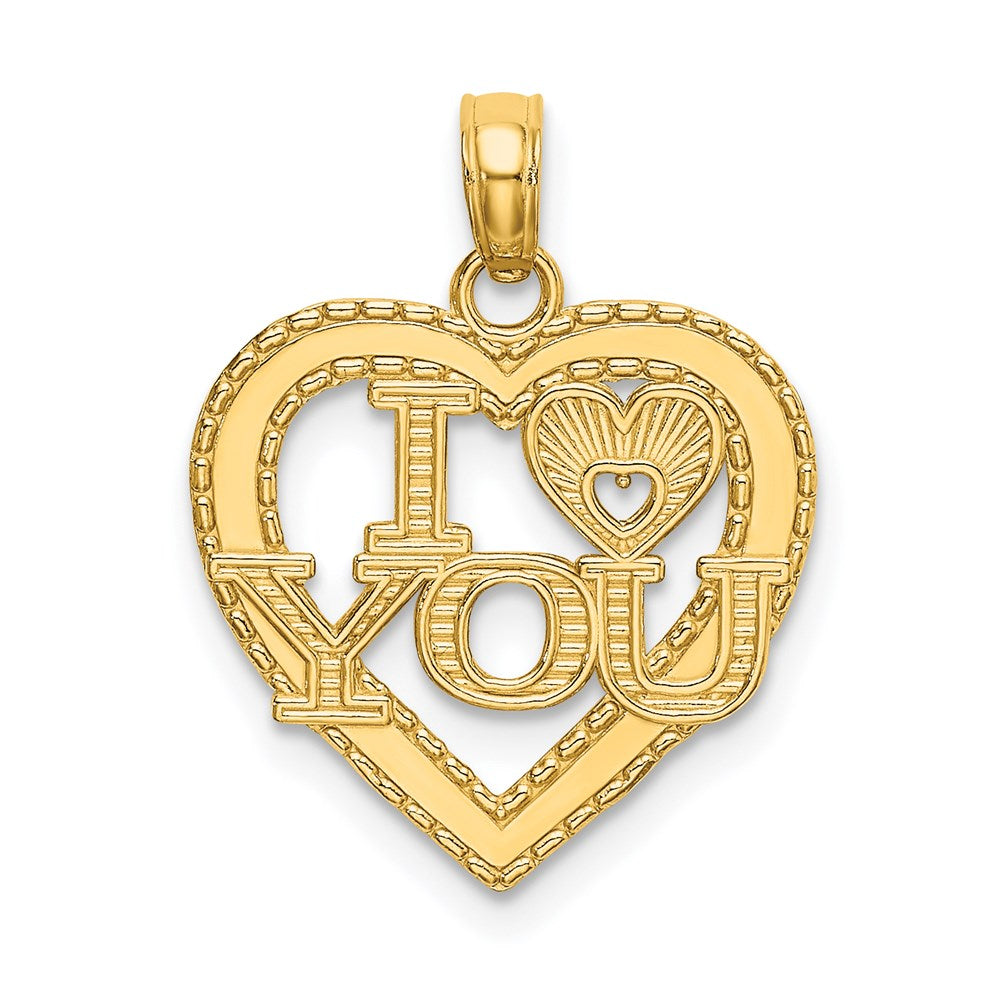 14K Gelbgold I Herz You Charm