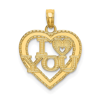 14K Gelbgold I Herz You Charm