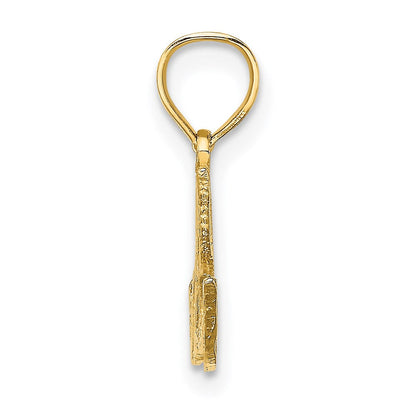 14K Gelbgold Poliert Happy Jahrestag Charm