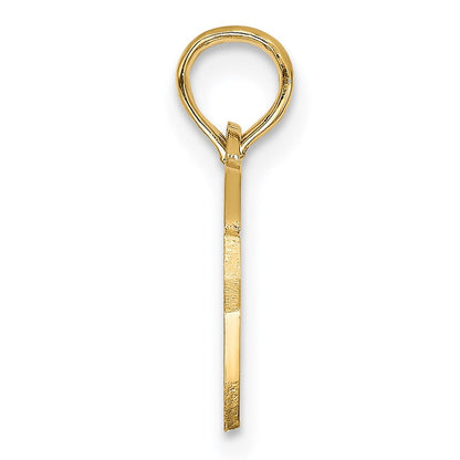 14K Gelbgold Beste Freund Breakable Doppelt Herzen Anhänger