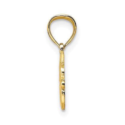 14K Gelbgold Beste Freund Charm