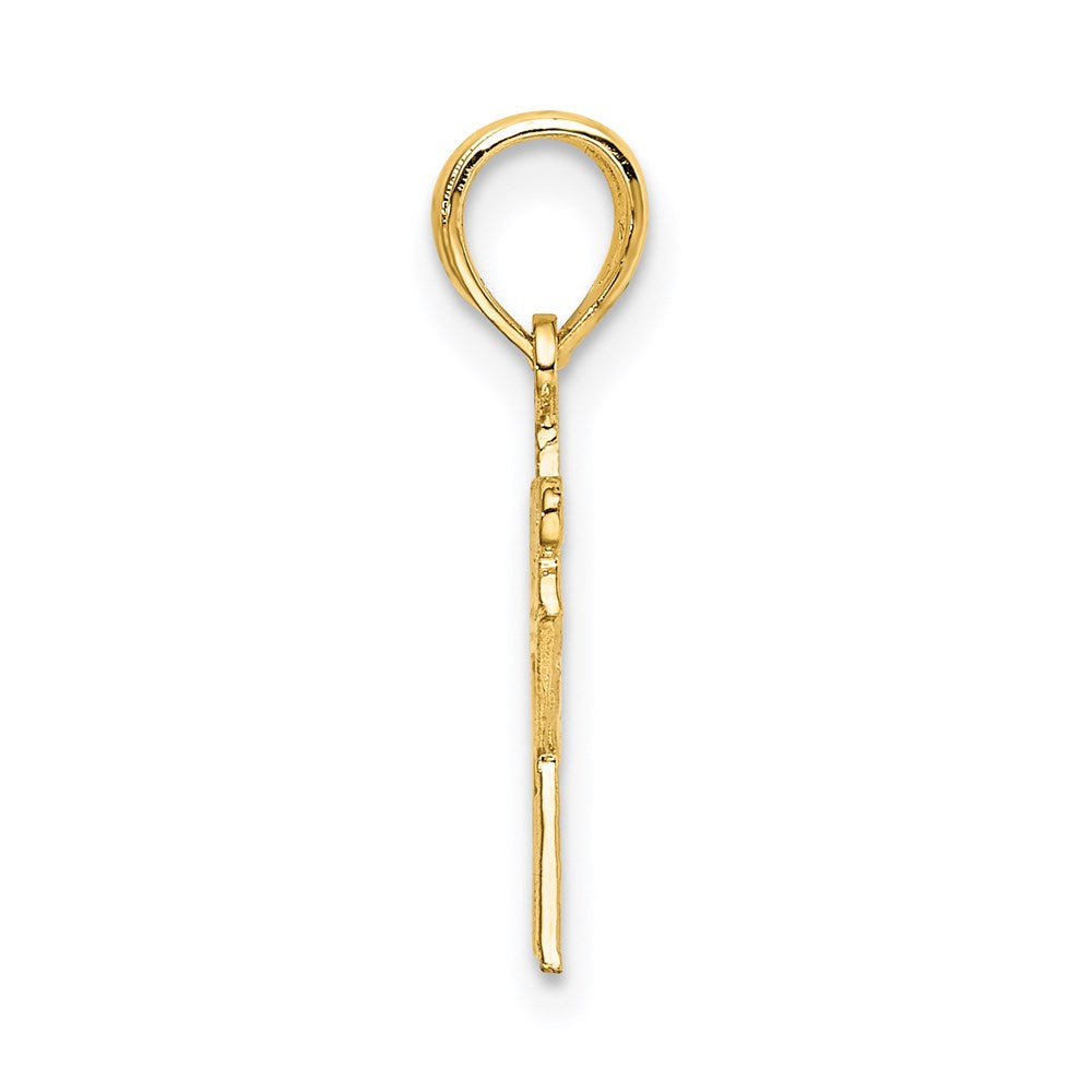 14K Gelbgold Super Stern Charm