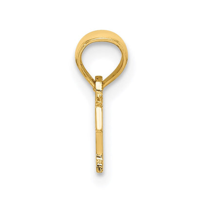 14K Gelbgold Poliert Brat Charm