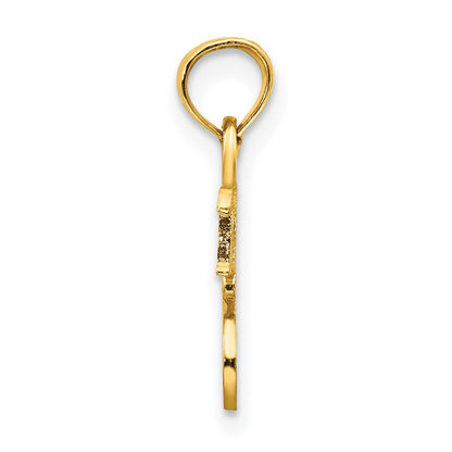 14K Gelbgold Süß 16 Anhänger