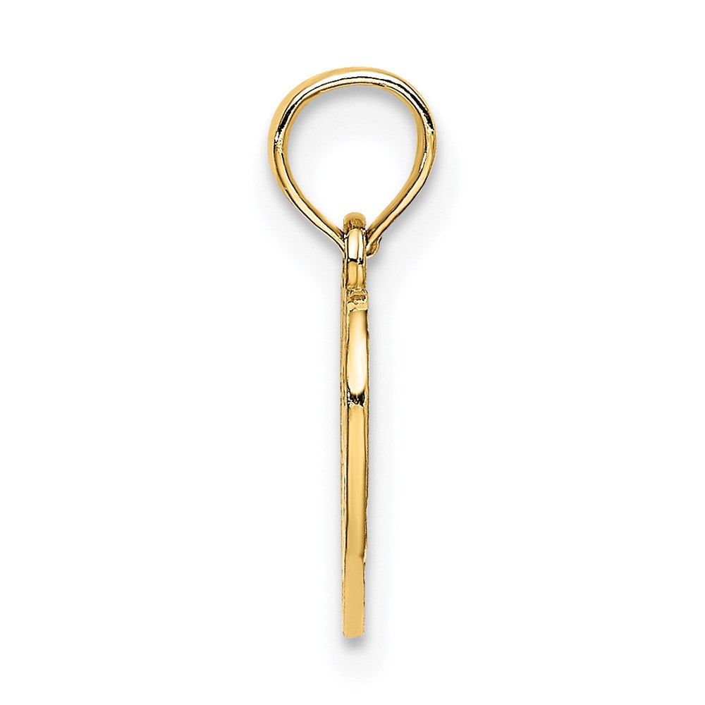 14K Gelbgold Süß 16 in Herz Charm