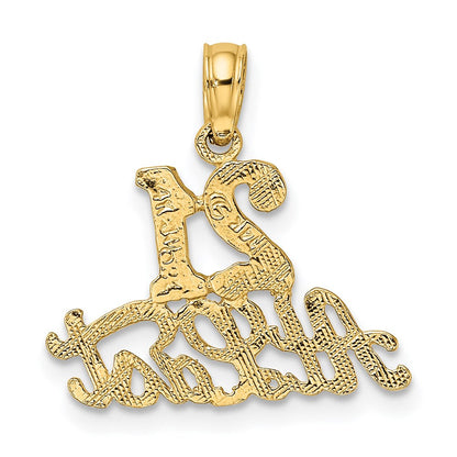 14K Gelbgold 21 At Last Charm
