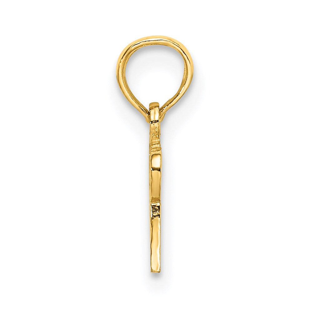 14K Gelbgold Te Amo Mama Charm