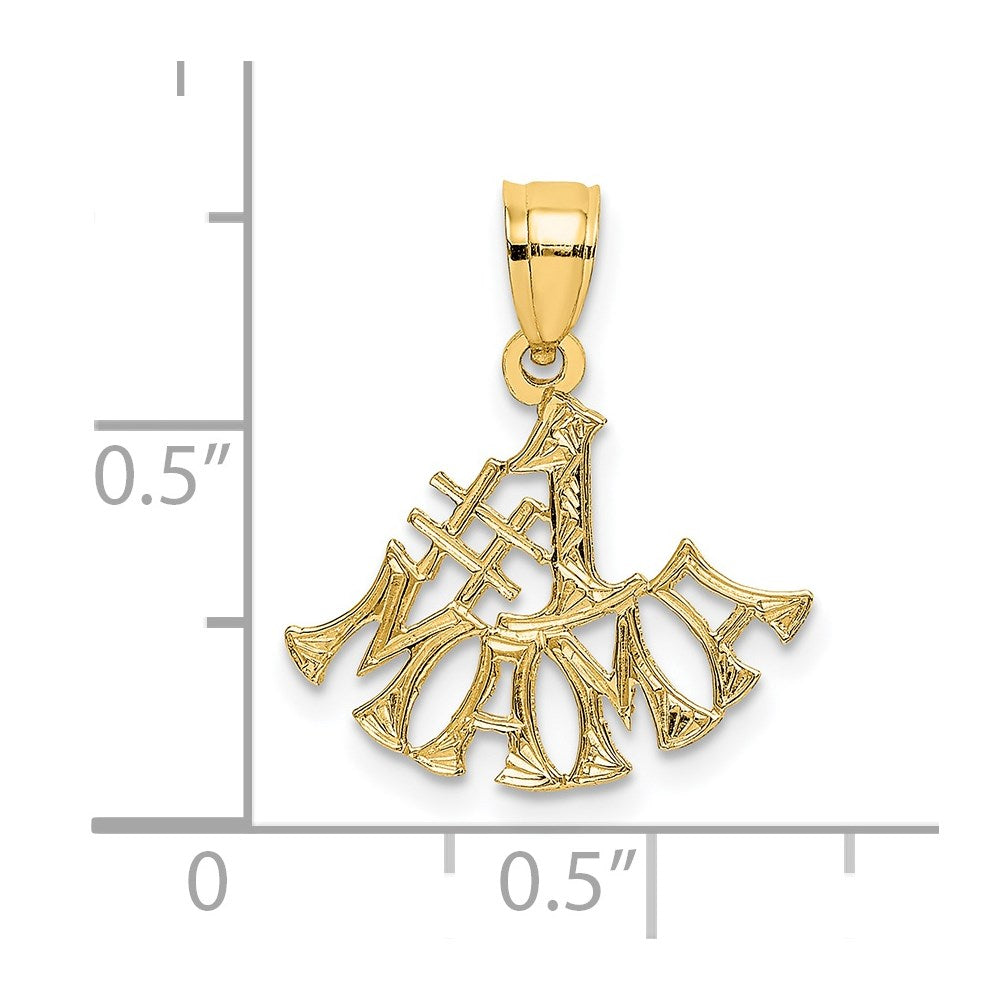 14K Gelbgold #1 Mama Charm