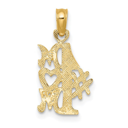 14K Gelbgold #1 Mama Charm