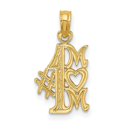 14K Gelbgold #1 Mama Charm